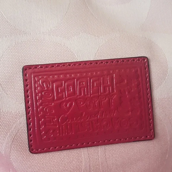 Vintage Coach Poppy Pink Floral Tote - Picture 3 of 12